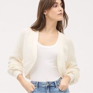 RW&CO cable knit Women's Shrug/bolero Sweater